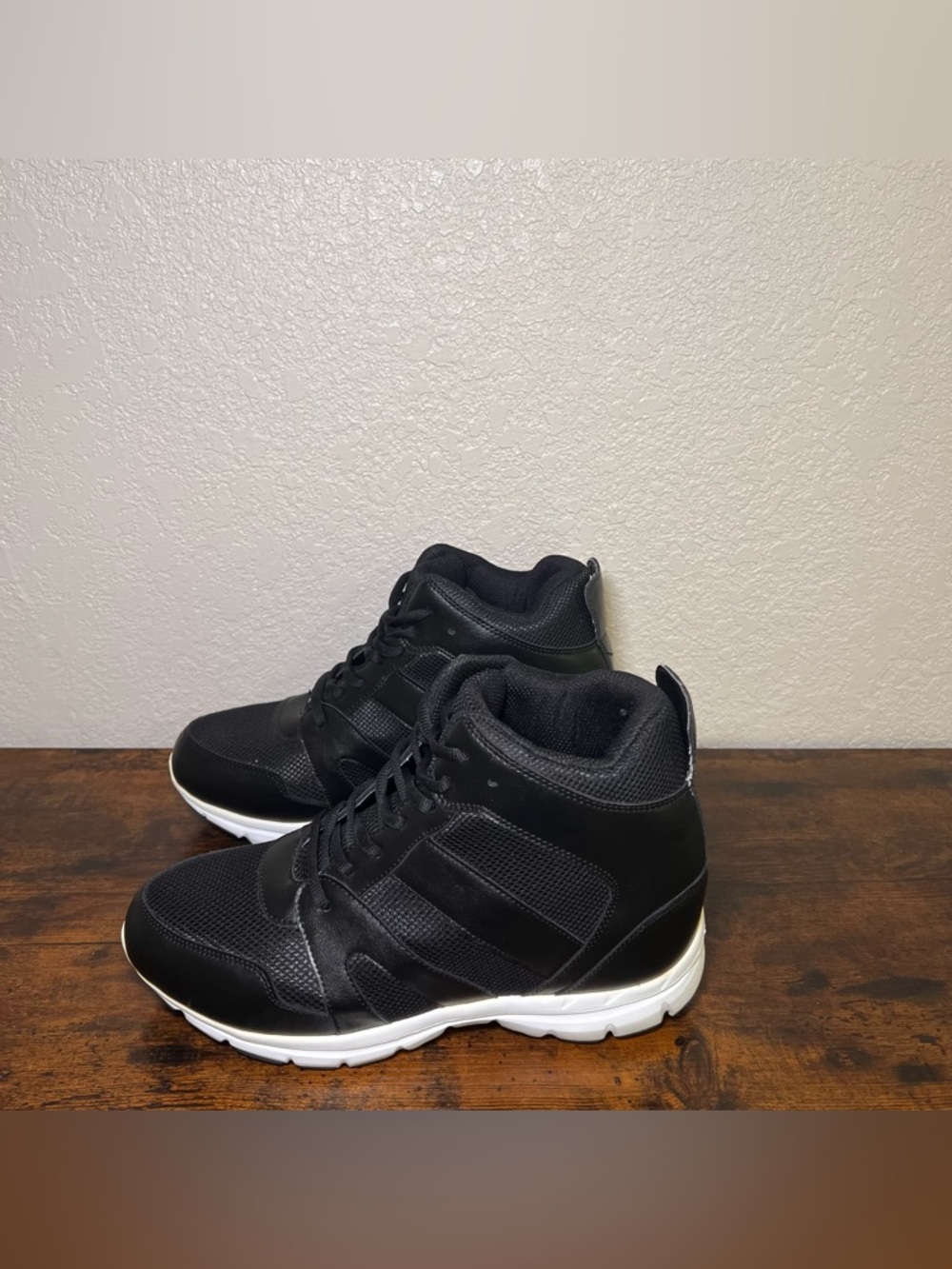 CALTO 4" Mens Invisible Height Increasing Elevator Shoes
